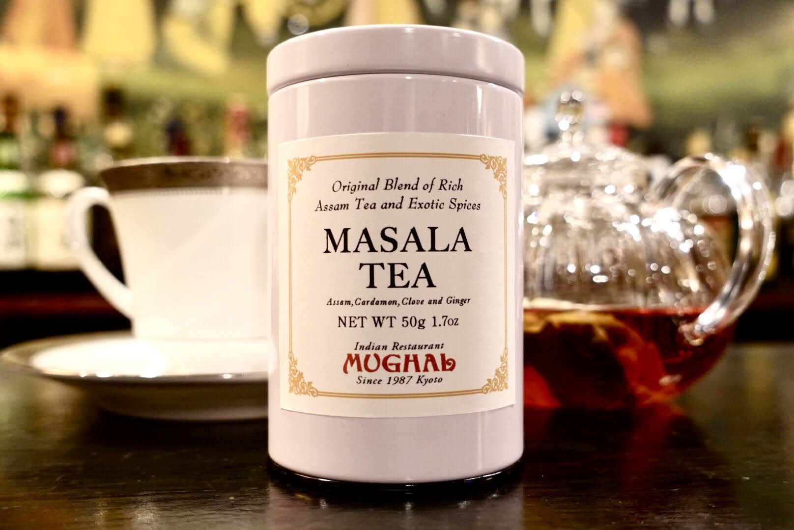 ムガール オリジナルブレンド マサラティー・白缶