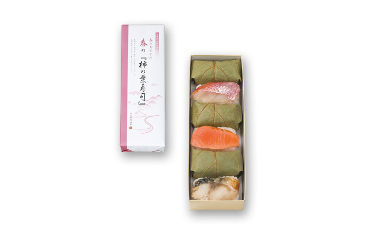 春の柿の葉寿司（6個入）　　（商品コード202406）